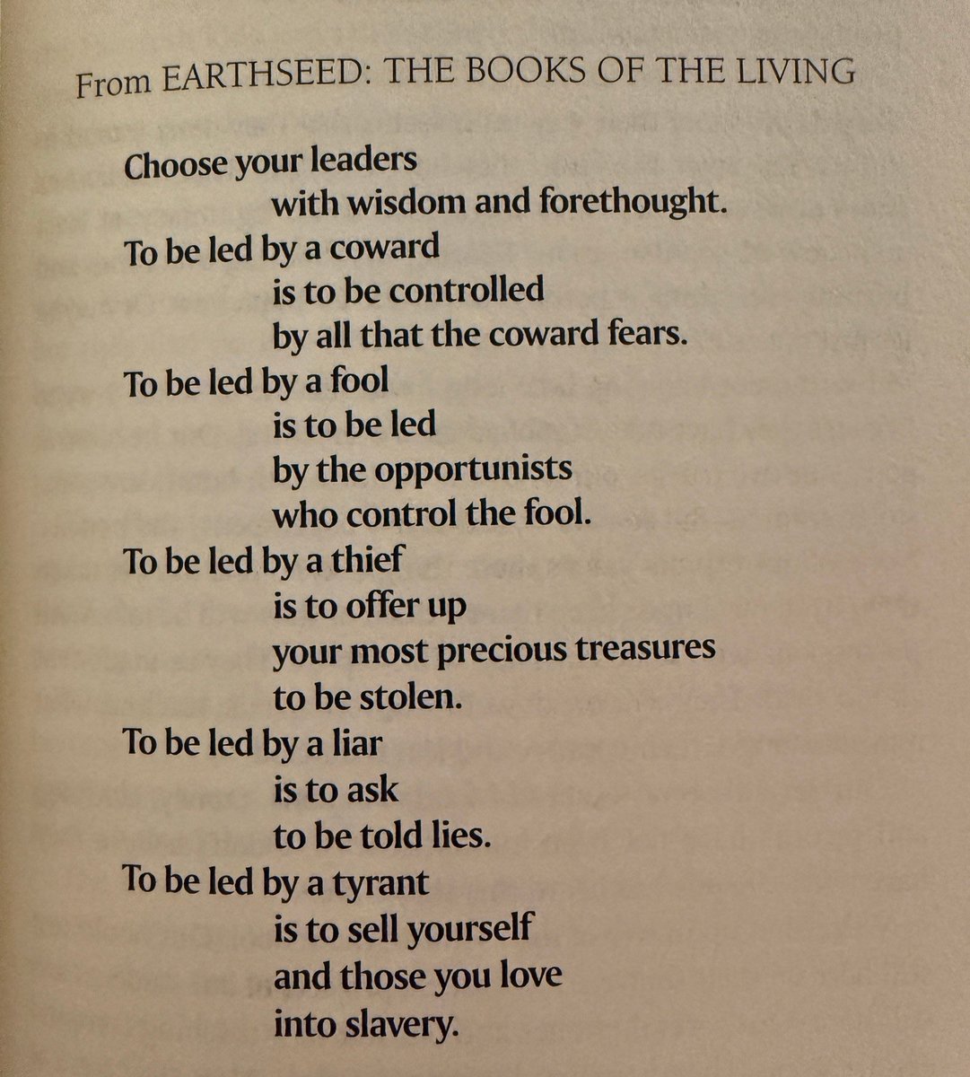 “Parable of the Talents” by Octavia Butler