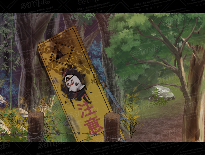 bis_7se's tweet image. MVで『森の奥の廃車』という短編脱出ゲームを作成中です。今回はキャラチップや立ち絵、OPのスチル(2枚目)を作ってました。主人公の服装パターンは４種類も作りました！

#プレミアムツクールデー 
#RPGツクールMV