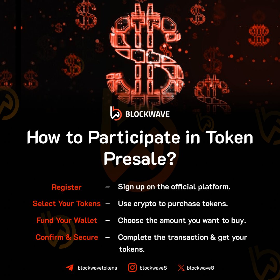 blockwave8's tweet photo. LIMITED-TIME OPPORTUNITY! The token presale is open now! Secure your tokens at the lowest price before public sales begin. Learn how to participate today!

🔗 Get in now: https://t.co/71nMuAGlo8

#ExclusiveOffer #CryptoDeals #TokenPresale #PresaleCrypto #CryptoOpportunity https://t.co/JDXAjLLMNe