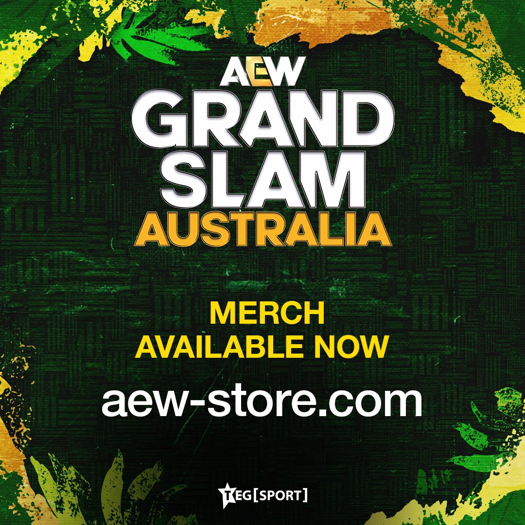 TEGSport (@tegsport) on Twitter photo 🚨 AEW FANS, WE HEAR YOU! 🚨
Saturday’s Grand Slam was MASSIVE, and you all showed up in force!
We know you’ve been asking for more exclusive AEW gear, and we’ve got you covered.
🔥 New merch just dropped!
Hit the link NOW 👉 aew-store.com
#AEW #GrandSlam #AEWMerch <a href="/AEW/">All Elite Wrestling</a> 🚨 AEW FANS, WE HEAR YOU! 🚨
Saturday’s Grand Slam was MASSIVE, and you all showed up in force!
We know you’ve been asking for more exclusive AEW gear, and we’ve got you covered.
🔥 New merch just dropped!
Hit the link NOW 👉 aew-store.com
#AEW #GrandSlam #AEWMerch <a href="/AEW/">All Elite Wrestling</a>