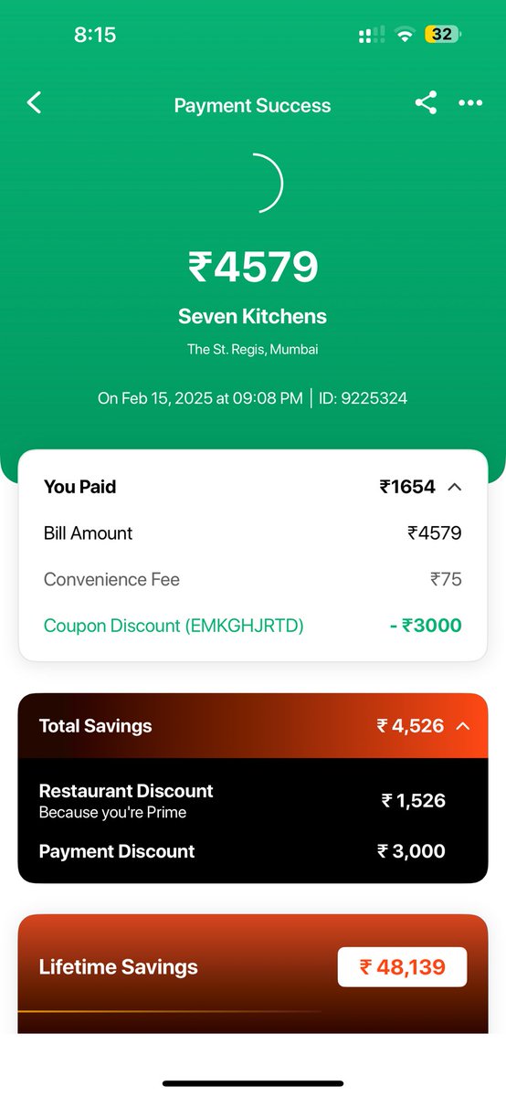 MaxxVerstapppen's tweet photo. @eazydiner Helped me saved a lot this week and had a good experience 🥳

Also, any plans to roll out EatOut Festival in the upcoming week/months? https://t.co/hwacck1Fzf