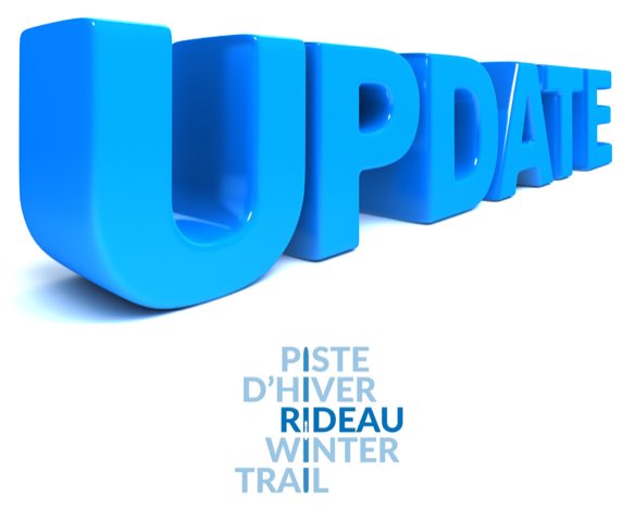 Great to see all this snow, but the amount poses some challenges to our volunteer team. We’ve rolled the trail twice today and again tonight. We think we’ll be able to set classic tracks between Donald St. and Bank St. early tomorrow but we shall see what the wind does tonight.