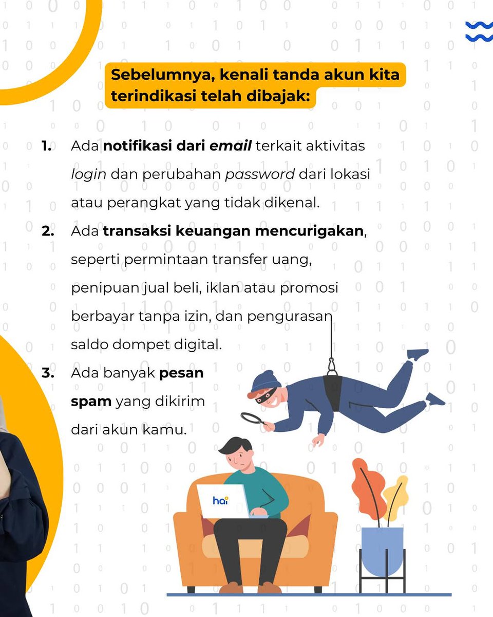 kppnliwa's tweet photo. Sobat InTress, pencurian identitas digital bisa terjadi kapan saja tanpa kita sadari. Pelaku kejahatan siber dapat menyalahgunakan akun Sobat InTress untuk berbagai tindakan kriminal, seperti penipuan finansial atau penyebaran malware.

Jaga identitas, lindungi akunmu! 🚀🔒 https://t.co/2UgeVAR5tR