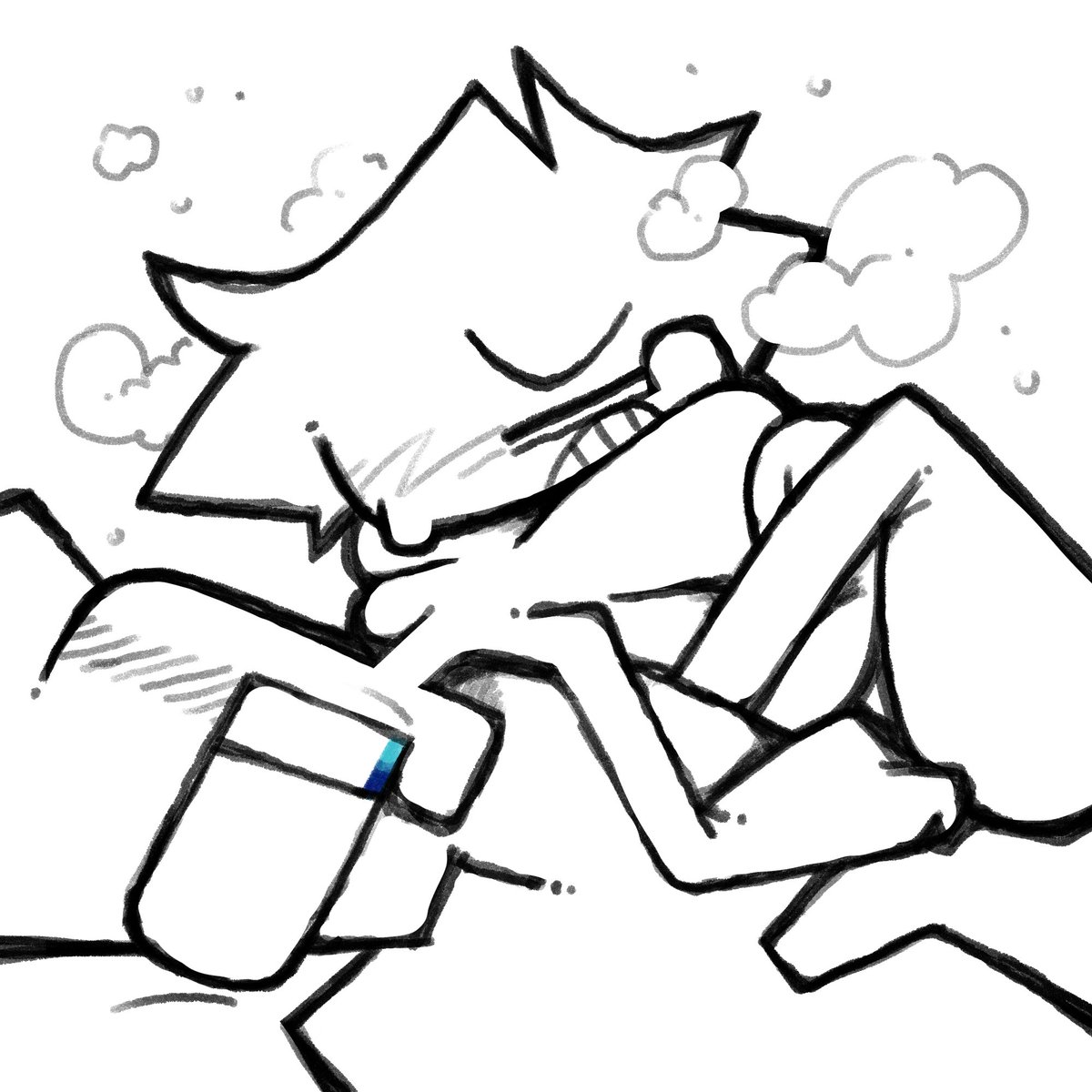 #OC doodle : Practice a New Brush