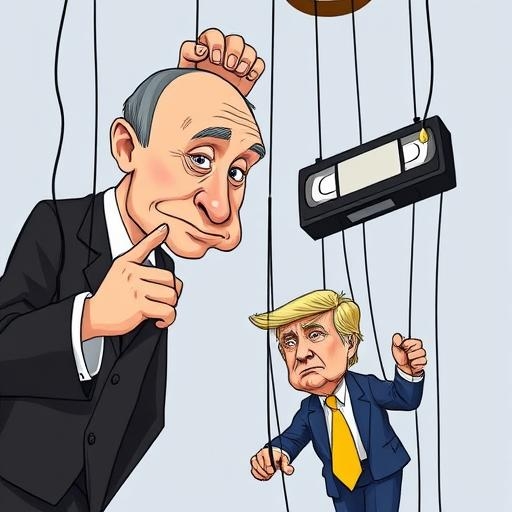 SwingThing's tweet photo. Trump's total rollover on behalf of Ukraine has a certain odour to it.
Has Vlad been playing the loooong game with that pee-pee tape..? https://t.co/w8qfbzuf4S
