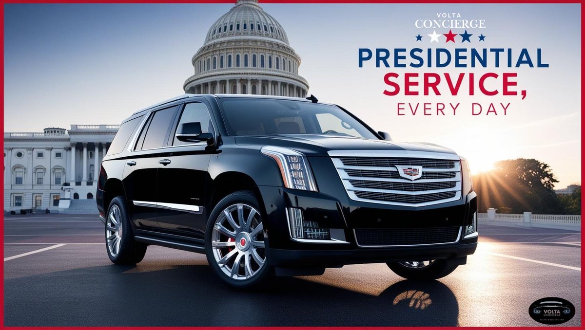 Voltaconcierge's tweet photo. 🏛️ Celebrate President’s Day Weekend with luxury transportation from Volta Concierge. Wherever you’re headed, we’ll take you there in style. Book now for the best experience! 🇺🇸
 #PresidentsDay #HolidayTravel #VoltaConcierge https://t.co/bvOAVQyve1