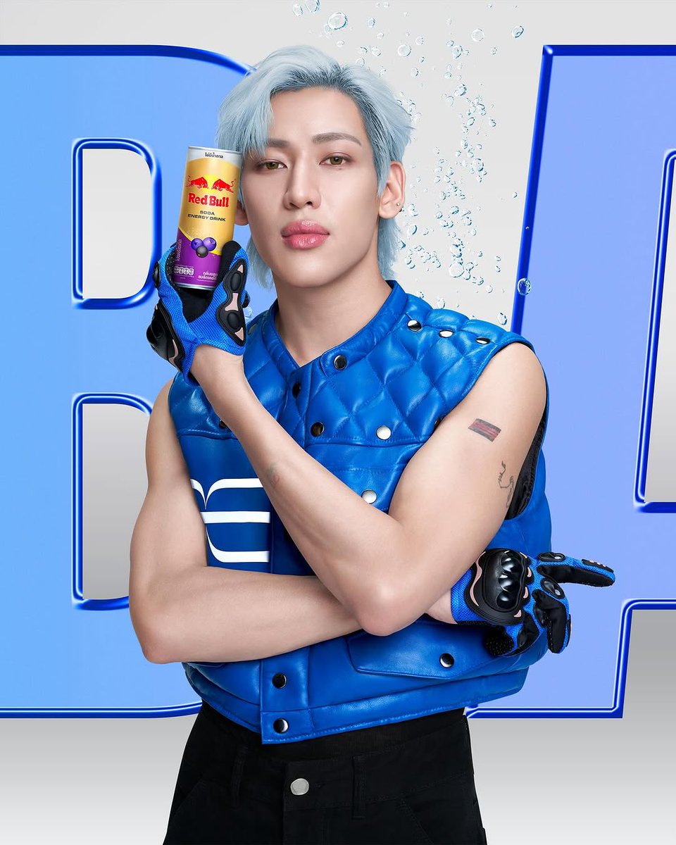 OneilyMusic's tweet photo. BamBam exudes an amazing vibe for Red Bull. https://t.co/PUajm3jGx4