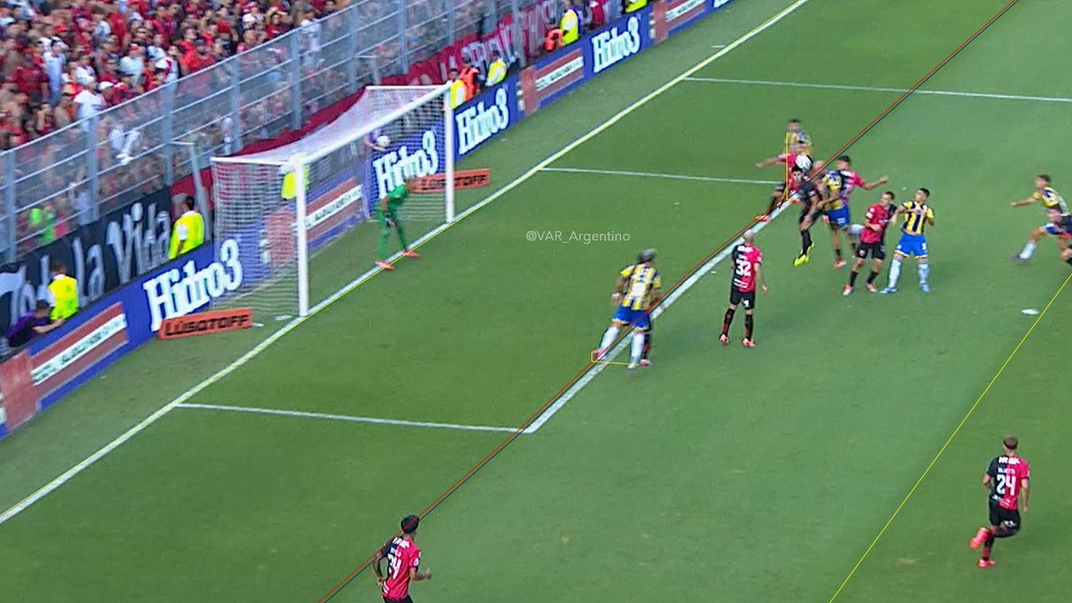 ✅ A pesar del error del VAR, no había offside de Duarte en el gol de Rosario Central.

⚽️ Rosario Central - Newell's