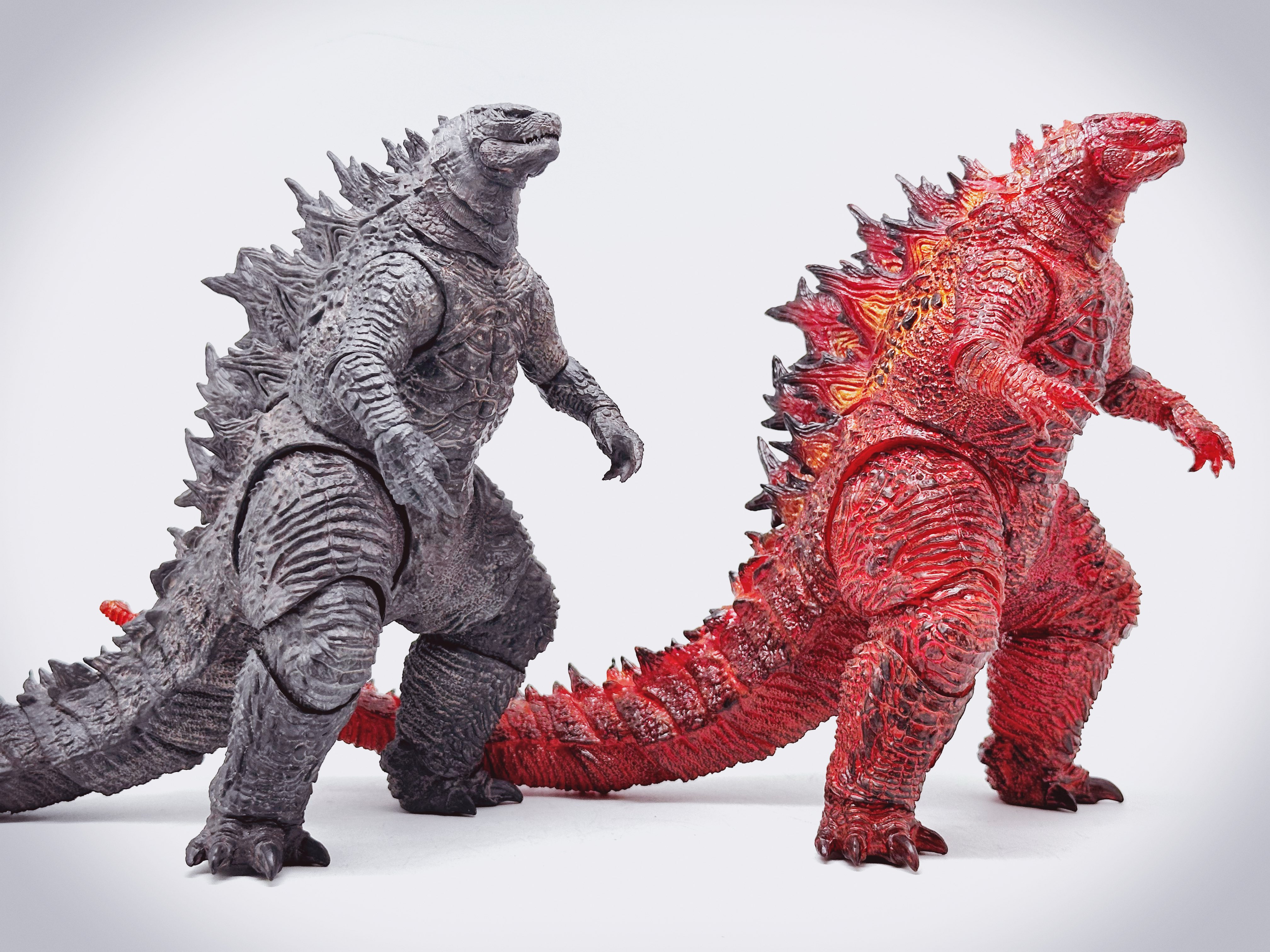 hiyatoys バーニングゴジラ バトルver HIYA Exquisite Basic Series None Scale 7 Inch Godzilla King