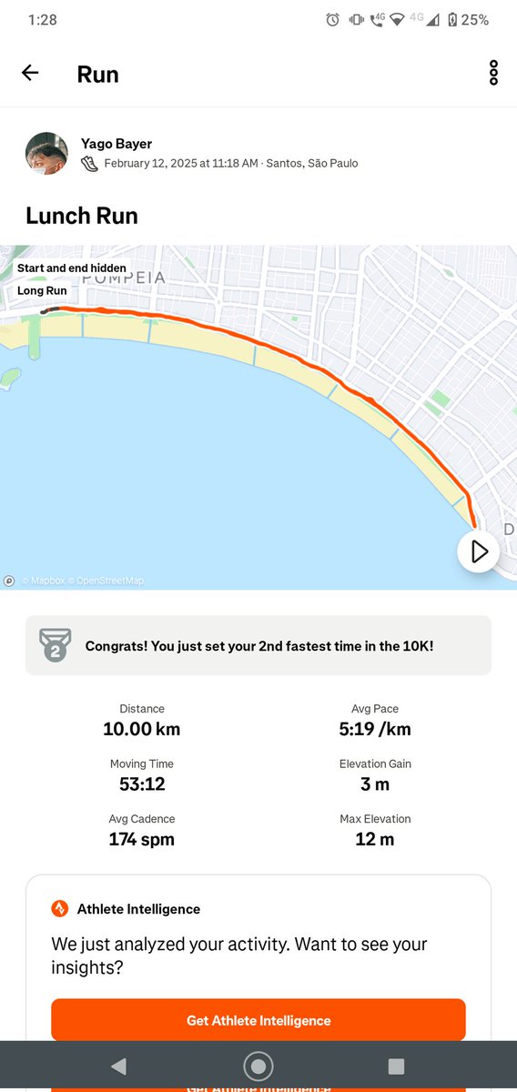 yabayer1's tweet photo. muito feliz com os dois treinos de 10km da semana 1 do projeto meia maratona. na semana 2 serão dois treinos de 12km e por aí vai! https://t.co/1xmOmkz33Z