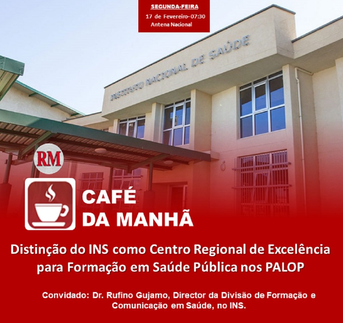 MocambiqueRadio's tweet image. Hoje, às 07:30 horas | Antena Nacional

Maputo 92.3FM I Xai-Xai 87.8FM I Inhambane 105.1FM I Beira 96.5FM I Chimoio 102.5FM I Tete 90.7FM I Quelimane 92.1FM I Nampula 95.1FM Pemba 95.3FM I Lichinga 101.7FM
#radiomocambique #cafedamanha #distincao #ins #palop #formacao #mocambique
