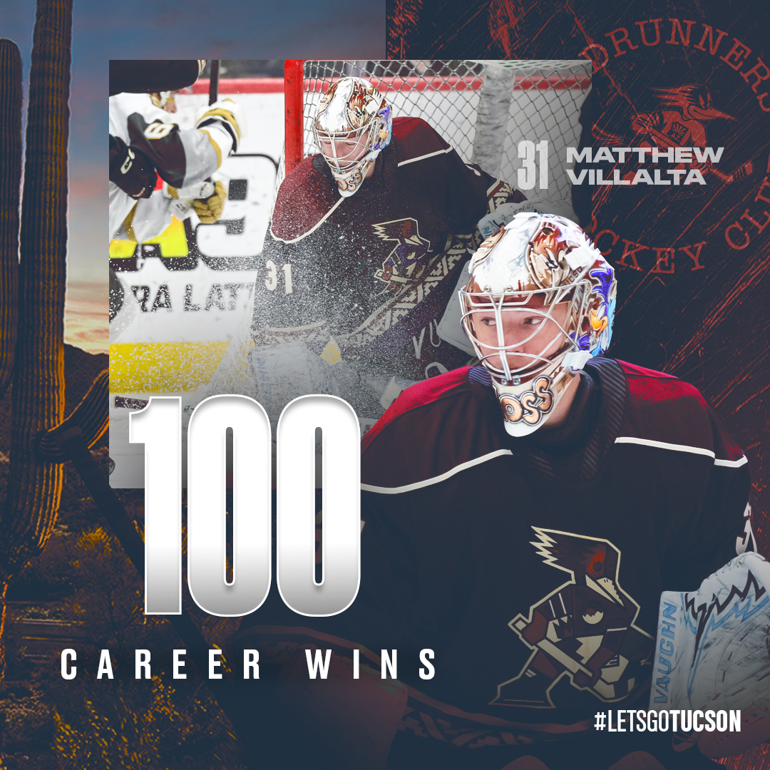 RoadrunnersAHL's tweet photo. Win 💯 

#LetsGoTucson https://t.co/biQvrbOSEF