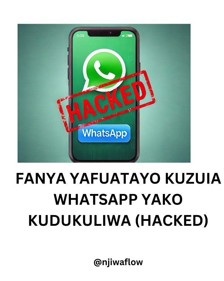 NjiwaFLow's tweet photo. #UZI

💨WhatsApp ni moja ya programu maarufu za mawasiliano, lakini pia ni shabaha kubwa kwa wadukuzi. Akaunti yako inaweza kuingiliwa ikiwa hujachukua tahadhari za usalama. 

👇 https://t.co/Kbzth5qXJp