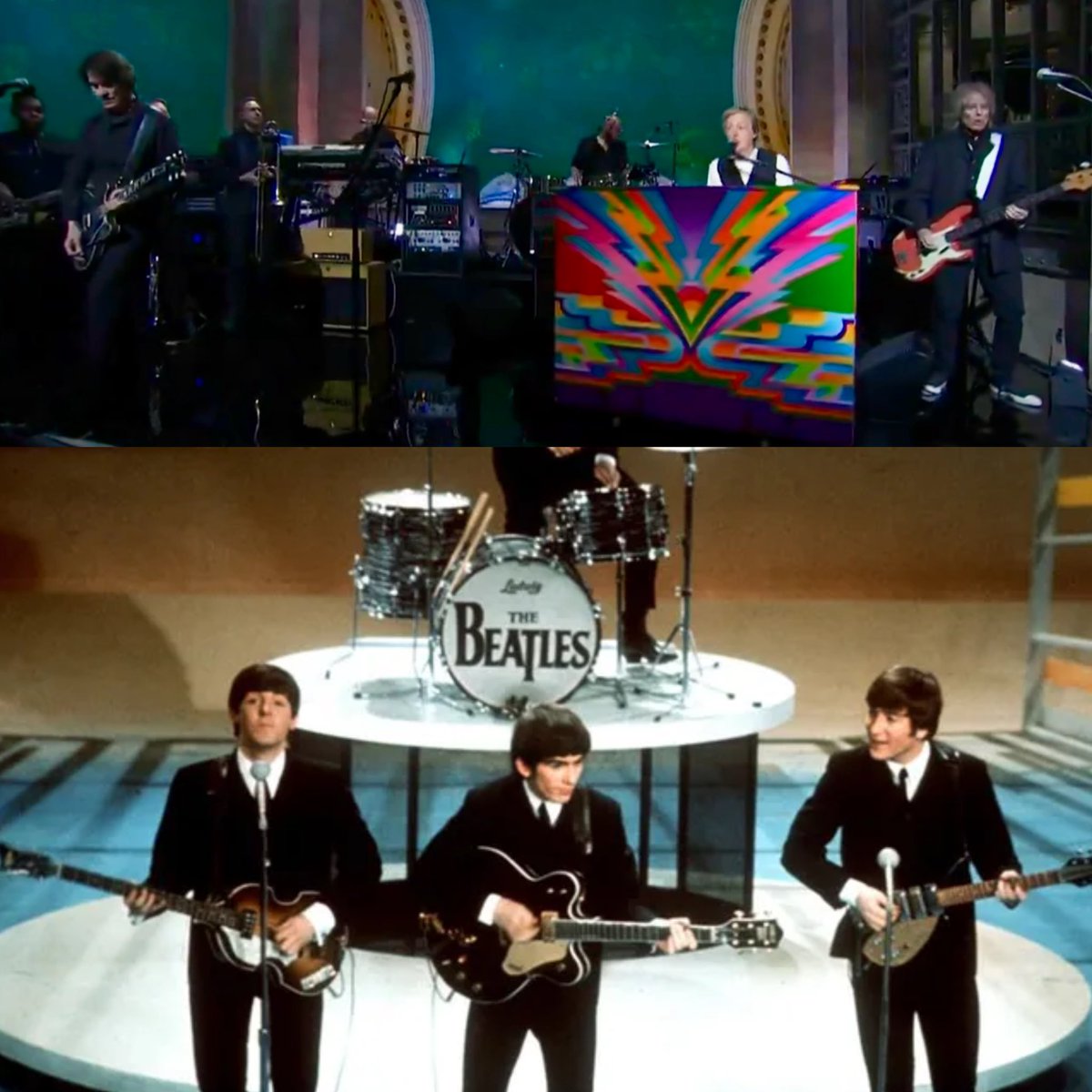 Wild to think <a href="/PaulMcCartney/">Paul McCartney</a> has been playing music on live TV for 61 years now