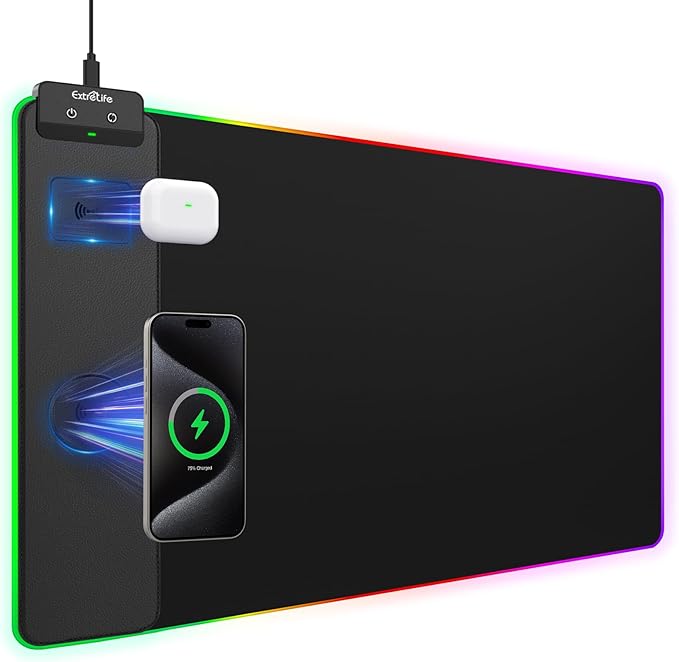 TechTasticDaily's tweet image. 📷 Wireless Charging RGB Mouse Pad – 15W Fast Charge for iPhone & AirPods! XXL 31.5”x15.7” Desk Mat, 13 Light Modes, Waterproof & Magnetic Charging! 📷📷📷 #GamingSetup #TechGadgets #WirelessCharging #SmartGadget #easylife #New #Amazon
#TechTasticDaily
amzn.to/3X4ORBz