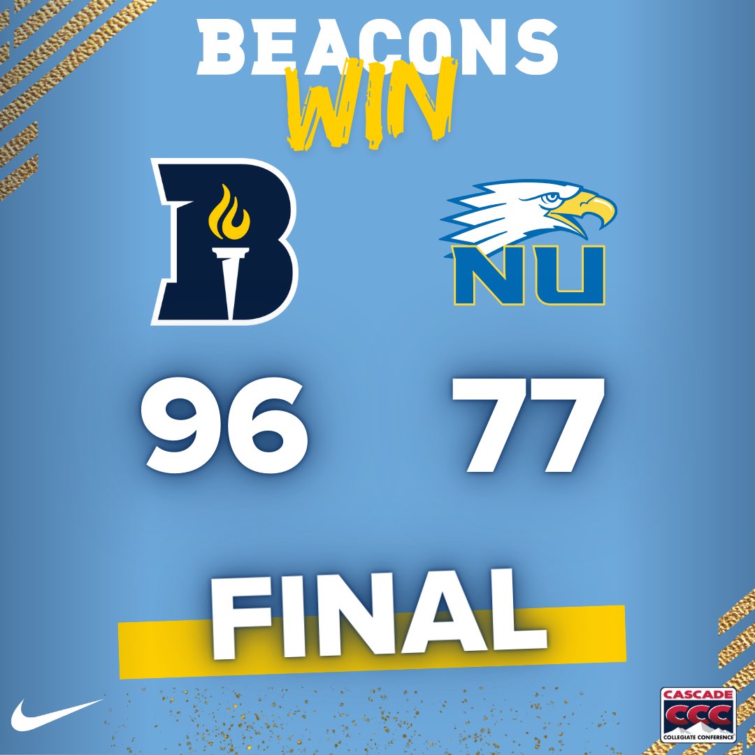 ⚡️BEACONS WIN⚡️
Completed the ROAD SWEEP‼️Cory Johnson with his career-high 36 points and 18 rebounds‼️4 players in double-figures scoring‼️
#gobeacons #family