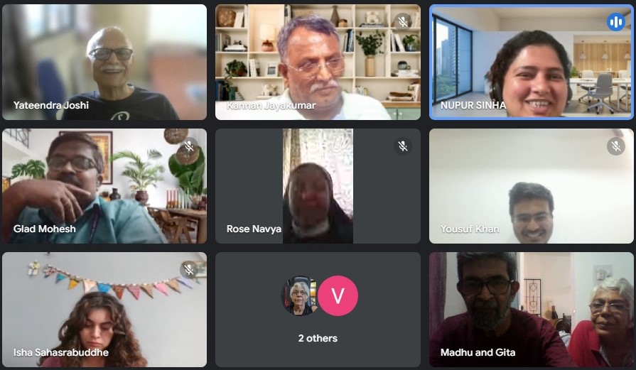 GitaMadhu's tweet photo. Yateendra Joshi's session on the nitty gritties of submitting manuscripts to high impact journals during the 6th online Current Science Workshop for Science Writing.
@CurrSci @Nupur461 #workshop #ScienceOfWriting https://t.co/8JO7nOoFkg