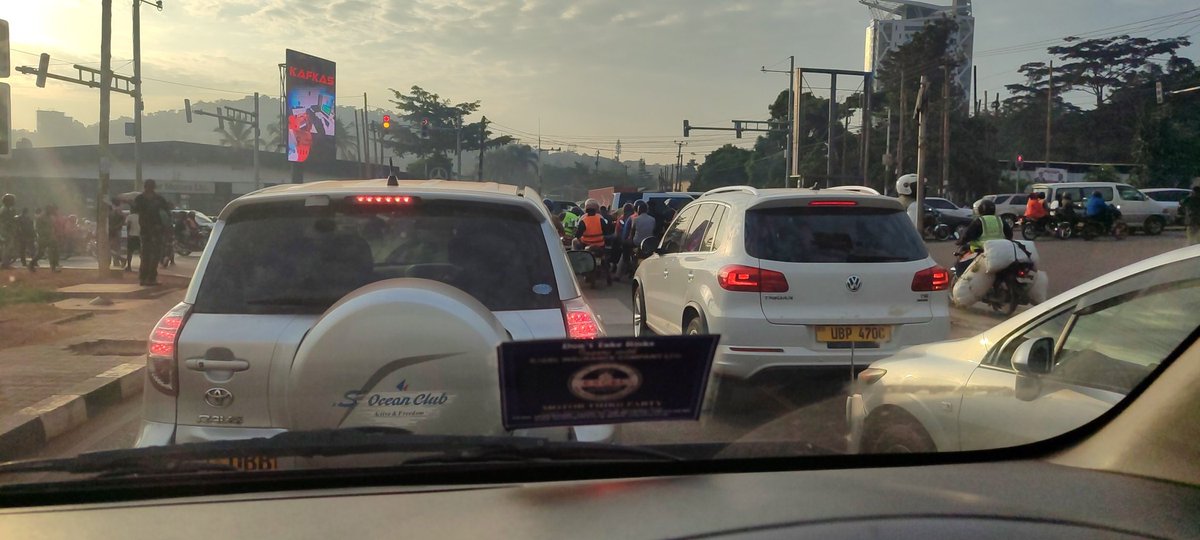 Kampala Uganda. Good morning from me in this city of traffic jam.