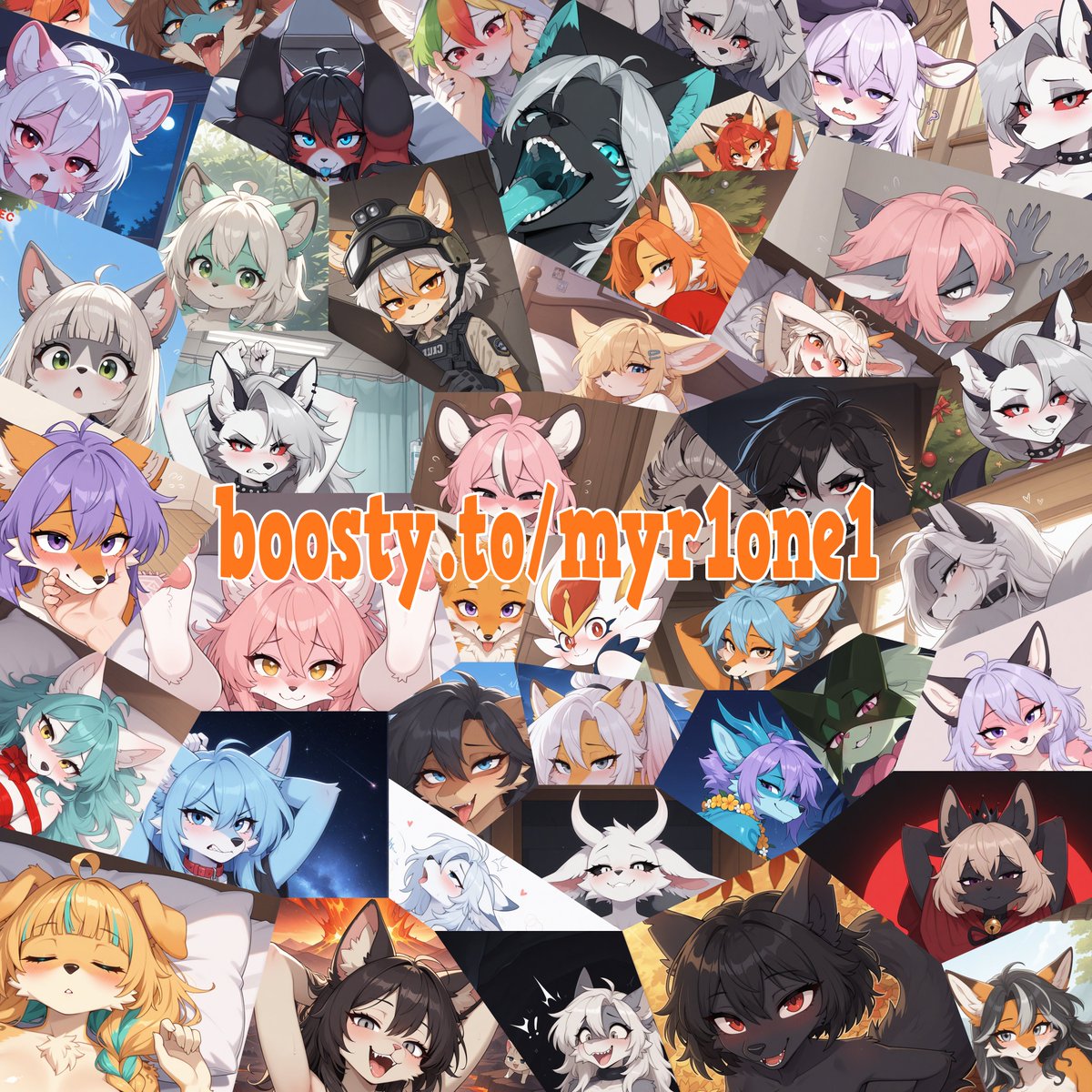 Over 5000 images are waiting for you on Boosty! ( boosty.to/myr1one1 ) Support me and get access to exclusive content. Plus, more than 1,000 images are available for free on my Discord server!