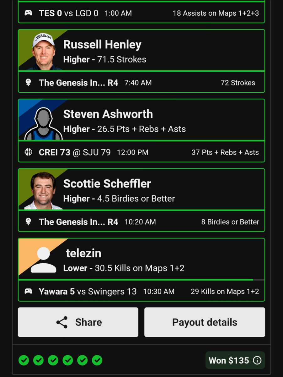 The more users that join PME <a href="/propsmadeeasy/">Props Made Easy</a>  the faster the plays get bumped +EV plays don't stick around long <a href="/phas3_facts/">Pr0d16y</a>  <a href="/Cam_ATL/">CAM</a> will tell you ... So get in where you fit in play the EV and trust it 💸🕺🏿⏳️