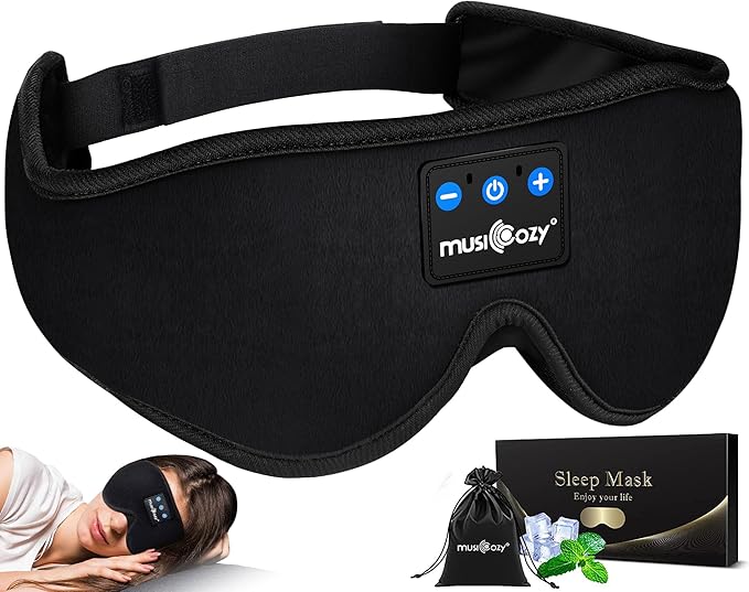 TechTasticDaily's tweet image. 📷 MUSICOZY Sleep Headphones, Bluetooth 5.2 Sleep Mask 📷, Wireless Music Earbuds 📷, Ultra-Thin Stereo Speakers 📷 for Side Sleepers 📷 Men & Women | 20% Off Now! 📷 #SleepHeadphones #MusicMask #SideSleepers #WirelessEarbuds #StereoSpeakers #TechForSleep 
amzn.to/415pGjc