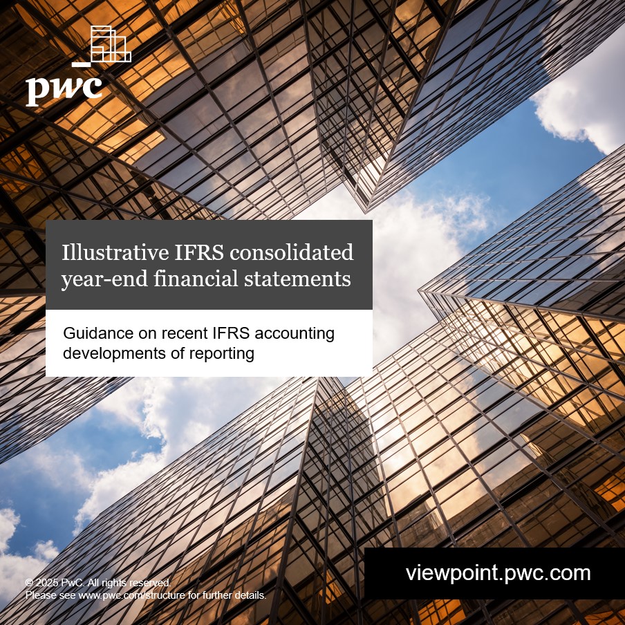 The latest Illustrative IFRS consolidated year-end financial statements are available, with guidance on recent developments, incl. IFRIC agenda decision in Jul 2024 on Disclosure of Revenues and Expenses for Reportable Segments (IFRS 8 Operating Segments): viewpoint.pwc.com/dt/gx/en/pwc/e…