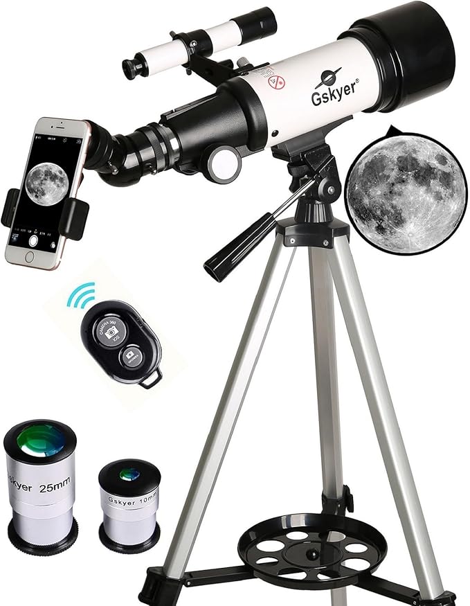 TechTasticDaily's tweet image. 📷 Gskyer 70mm Telescope, 400mm AZ Mount, for Kids & Beginners 📷, Includes Carry Bag, Phone Adapter 📷, Wireless Remote 📷 | 33% Off Now! 📷 #GskyerTelescope #Astronomy #TravelTelescope #BeginnersTelescope #KidsTelescope #StarGazing #PhoneAdapter #tech
amzn.to/4k23mj5