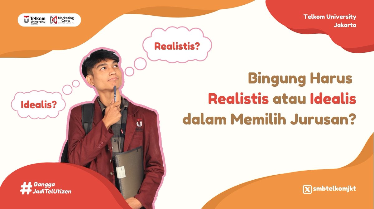 smbtelkomjkt's tweet photo. Halo TelUtizen👋🏻
Siapa yang sadar makin kesini makin dikejar uprak dan TO, tiba-tiba perkuliahan udah dekat😱 Clock is ticking!⏰Waktunya mikirin langkah selanjutnya, termasuk pilih jurusan. Mending ikut passion atau yang prospeknya aman? Yuk, cari titik tengahnya bareng Minzen👇 https://t.co/Agk4tKyR6t