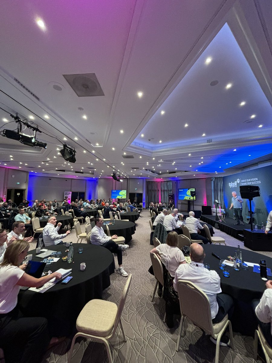 Day 2 of the TGI Business Conference 2025 is underway😊

The day starts off with John Bushell from Sporting Insights giving us a golf market overview for 2025

#TGIBC25