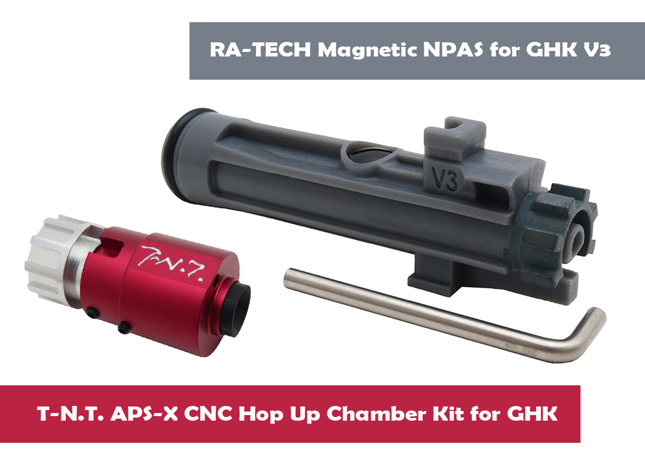 RA-TECH GHK M4 V3 ガスブロ対応 マグネティックNPAS RA-TECH GHK M4 V3 ガスブロ対応 マグネティックNPASノズルセット