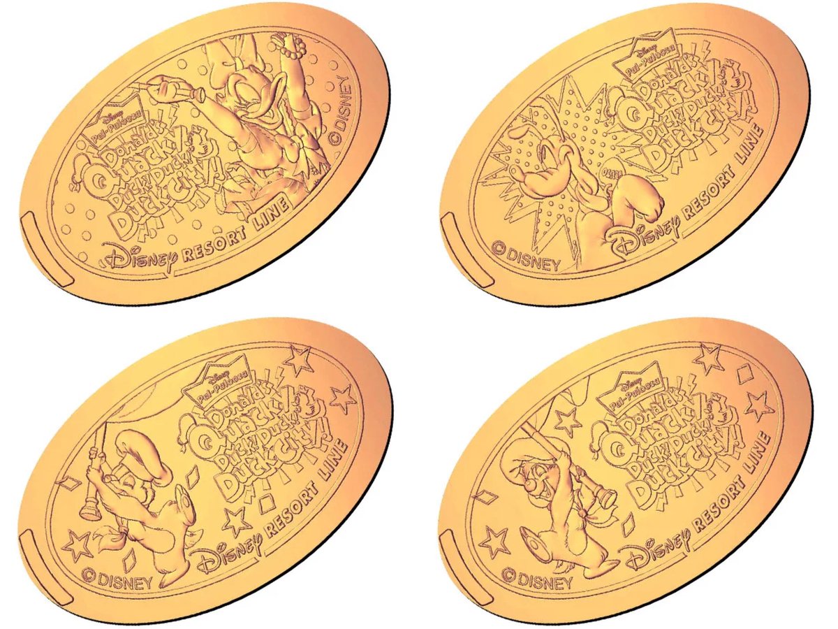 4月7日より、ディズニーリゾートラインでは、「ドナルドのクワッキー