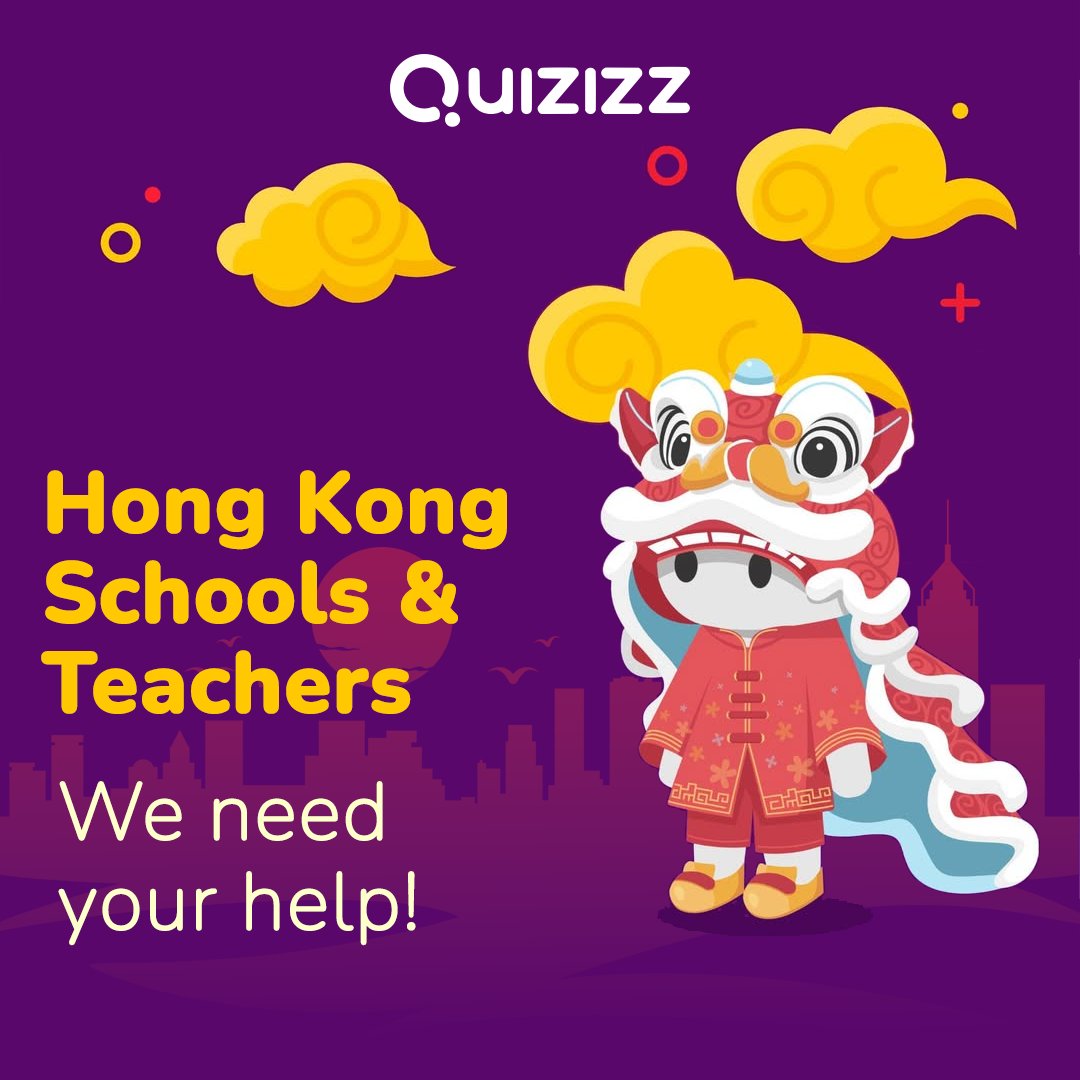 I am in #HongKong for the week of Feb 17th for the 21st Century Learning Conference ( #21CLHK ) and am keen to meet #InternationalSchool #teachers or #Schools looking for free #PD on <a href="/quizizz/">Quizizz (now Wayground)</a> or the chance to give us feedback so we can meet the needs of #HongKong education.