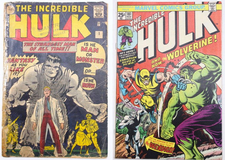 LacyScottKnight's tweet image. Our 28th February Toys & Models auction includes a 1962 first- edition issue of The Incredible Hulk.
Despite now being a mainstay of the Marvel Multiverse, this iconic grey(!?) character didn’t find an audience on his first rampage... bit.ly/4gujgQD