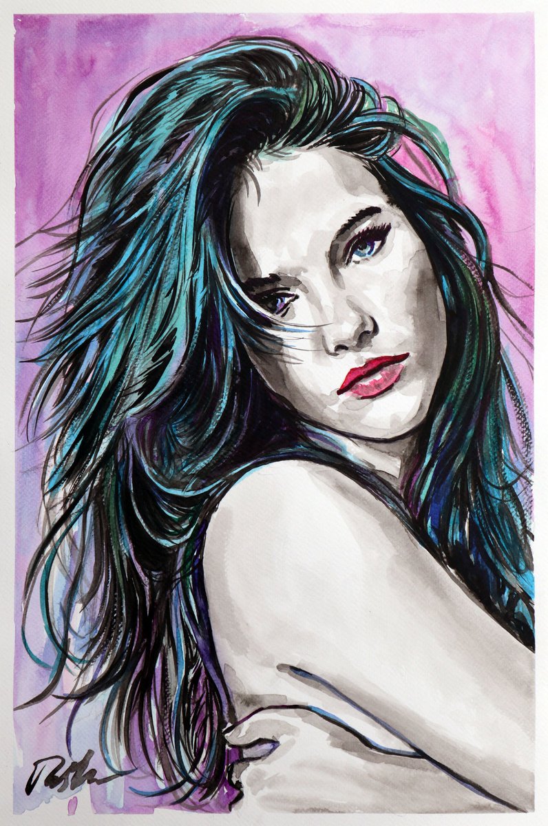 tashe_art's tweet photo. "She blooms wild and burns bright"
My new drawing is available for sale on @artfinder_com 
#tasheart #violet #you #draw #drawing #inkredible #ink #color #pink #beauty #always #longhair #brunnete #walldecor #original #Coffee #artforsale #art https://t.co/hUml1nuX7y