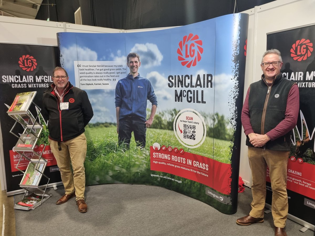 LGSeedsUK (@lgseedsuk) on Twitter photo Choosing the right grass mixture when reseeding is a key decision that should benefit the productivity of your livestock enterprise for years to come.
Visit Rick & Toby at <a href="/Dairy_TechUK/">Dairy-Tech</a> Hall 1, T3 to find out what makes LG Sinclair McGill mixtures stand out Choosing the right grass mixture when reseeding is a key decision that should benefit the productivity of your livestock enterprise for years to come.
Visit Rick & Toby at <a href="/Dairy_TechUK/">Dairy-Tech</a> Hall 1, T3 to find out what makes LG Sinclair McGill mixtures stand out