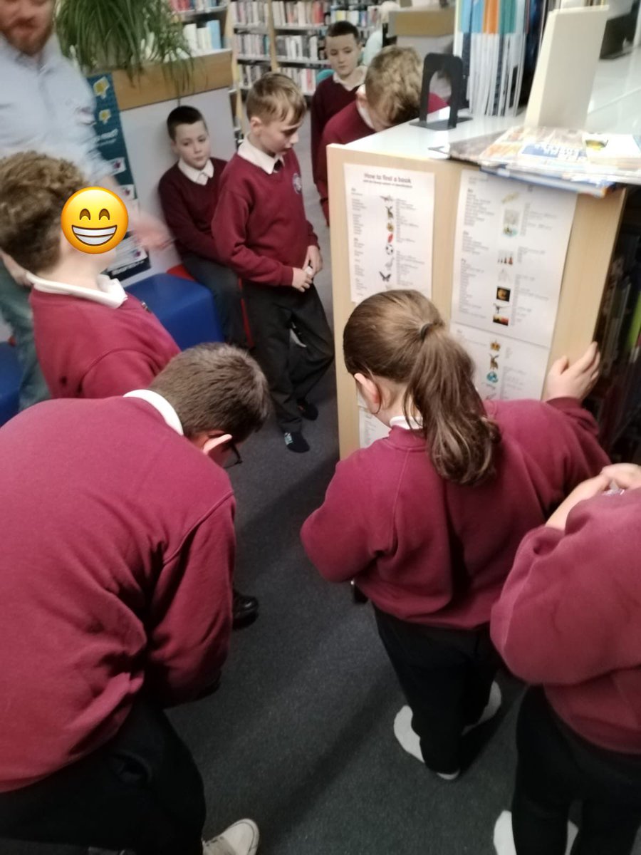 BallyhenryPS's tweet photo. P6 visited Glengormley Library the past two Tuesdays. They have learnt about fiction and non-fiction and investigated the Dewey Decimal System. Lots of the children also became members of the library too 📖📚 https://t.co/LsVd1iDbea
