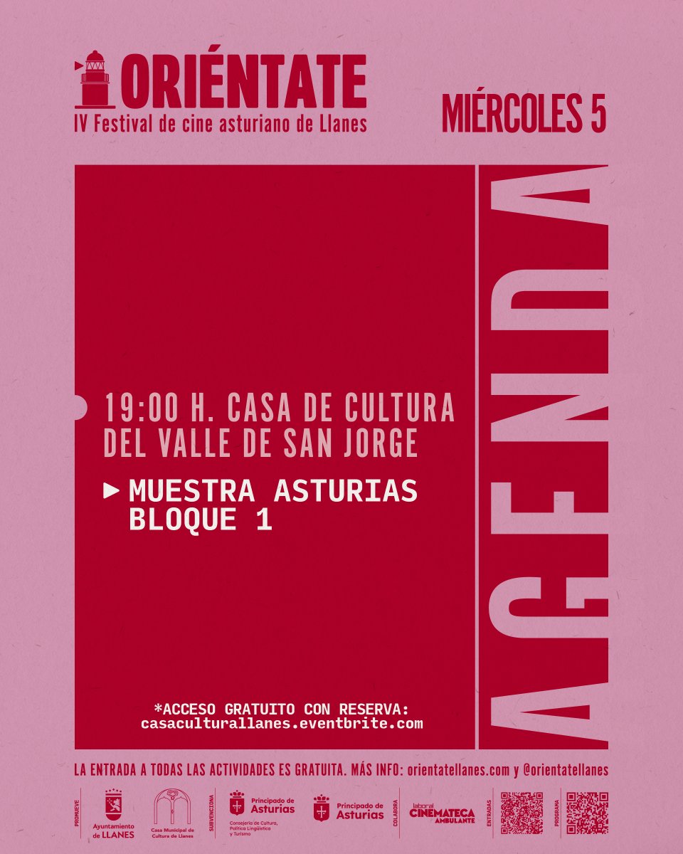 👆🏼Miércoles 5 en el festival #Oriéntate2025 
👀 Os dejamos la agenda de hoy ⤵️
🎟️ Acceso libre hasta completar aforo
