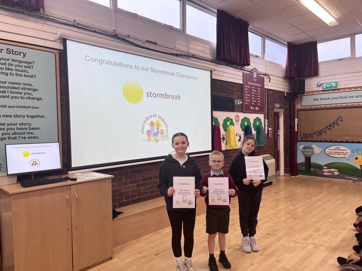 We are really proud of our Stormbreak Champions who have successfully completed their training to now help support other children.
#stormbreak #mentalhealthmatters