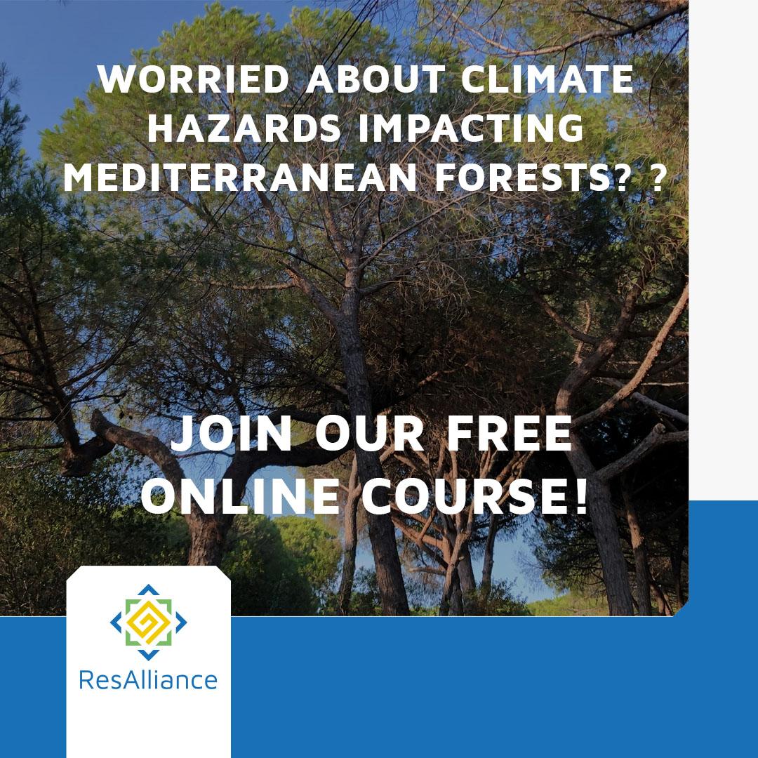 🌡️ Climate hazards are transforming Mediterranean forests.

Gain expert insights, explore real-world case studies, and discover innovative forestry solutions, all for free &amp; on-demand with the Resilience for Mediterranean Landscapes MOOC from <a href="/ResAlliance/">Resilience Alliance</a> 
resalliance.eu/resilience-for…