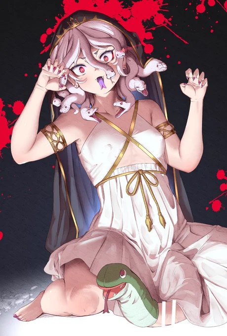 ふたなりメデューサちゃん (1/2) 