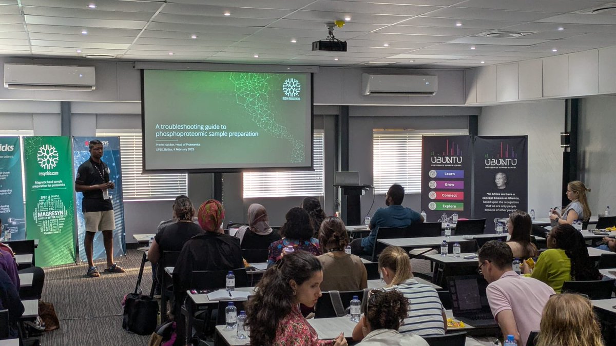 ReSyn Biosciences (@resyn_bio) on Twitter photo <a href="/UbuntuProteomix/">Ubuntu Proteomics</a> has been pretty amazing thus far! Thank you for inviting <a href="/PrevinNaicker/">Previn Naicker</a> to share his knowledge of #phosphoproteomics with #TeamMassSpec, in particular how to troubleshoot #samplepreparation. We look forward to the rest of the week at hashtag#UPSS2025! <a href="/UbuntuProteomix/">Ubuntu Proteomics</a> has been pretty amazing thus far! Thank you for inviting <a href="/PrevinNaicker/">Previn Naicker</a> to share his knowledge of #phosphoproteomics with #TeamMassSpec, in particular how to troubleshoot #samplepreparation. We look forward to the rest of the week at hashtag#UPSS2025!