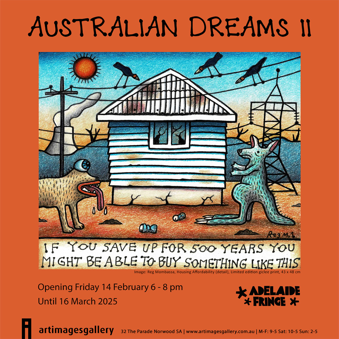 I have some paintings in the forthcoming Australian Dreams 11  exhibition at Art Images Gallery. It has been a delight to paint some new work.