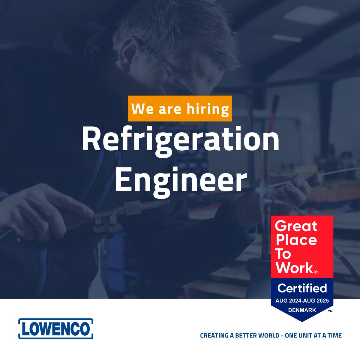 WE ARE HIRING: REFRIGERATION ENGINEER 🌍❄️

Join us in solving the challenges in designing refrigeration systems that meet the future's demands for more sustainable and efficient freezing solutions!

You will be responsible for design specifications, calculations, dimensioning,