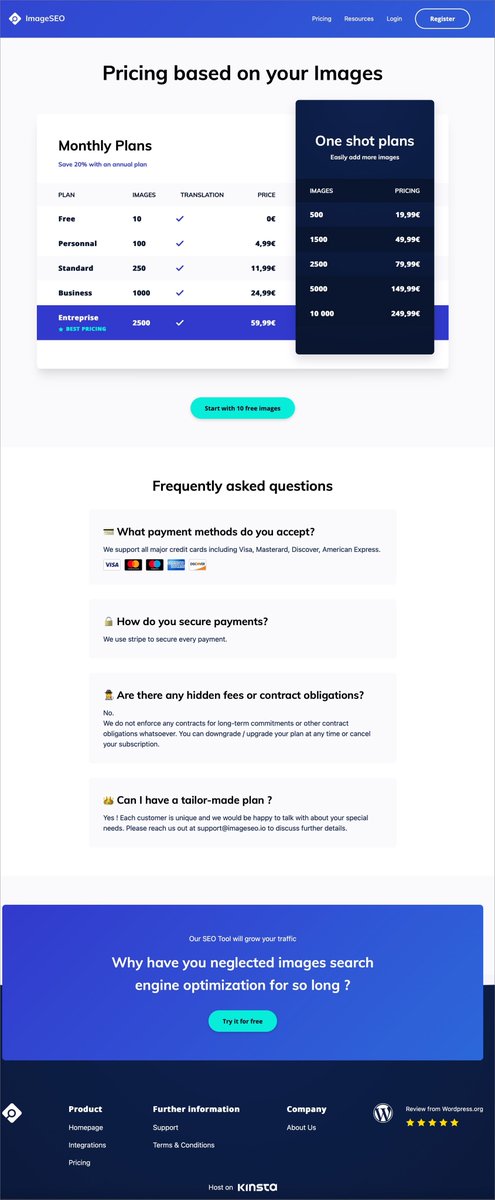 How would you improve this pricing page? 🙏

X, I need your help please