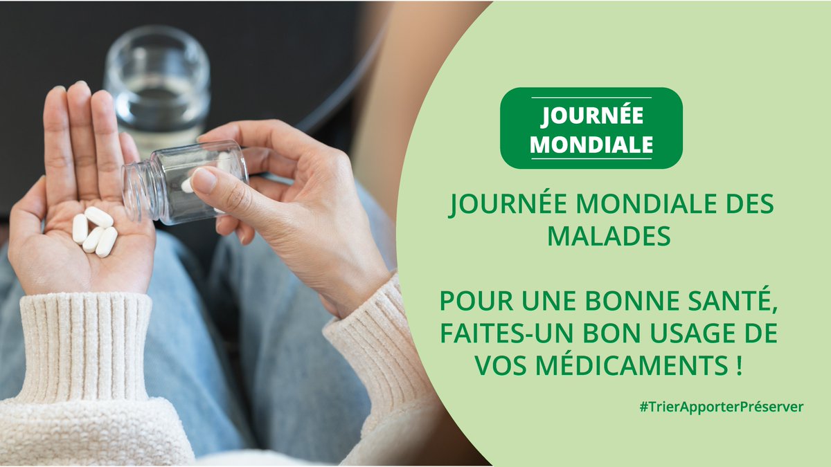Comment faire un bon usage du #médicament ?

1️⃣ Suivre la prescription médicale
2️⃣ Respecter les précautions d’emploi 
3️⃣ Respecter les doses, les horaires et la durée du traitement
4️⃣ Rapporter ses médicaments périmés et non utilisés en #pharmacie