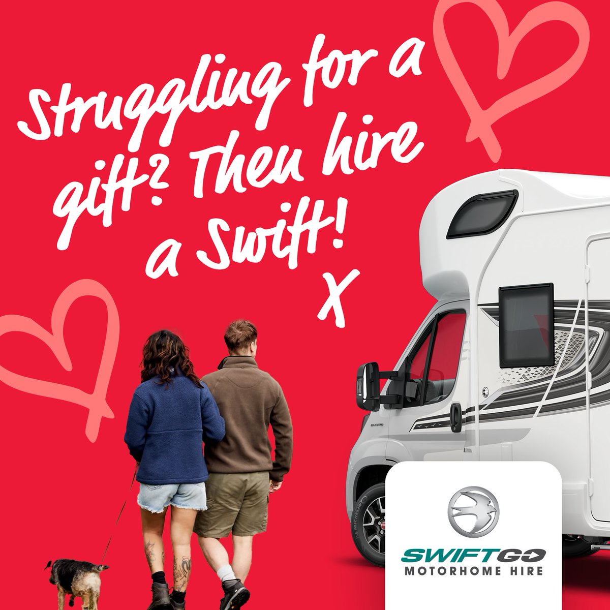 SwiftGoHire's tweet image. This Valentine’s Day, treat your loved one to a romantic getaway in a Swift! 💖 

Enter “VALENTINES DAY” in the special requirements box for a free box of chocolates &amp;amp; a bottle of fizz.* 

Book now at swiftgo.co.uk! 🥰 

*Valid for collections between 13th–15th Feb.