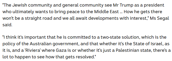 jameszq's tweet photo. second paragraph just fully psychotic. Two-state solution being Riviera and Israel. West Bank tbd I guess. Thanks for your input Anthony Albanese's hand-picked antisemitism envoy https://t.co/3OG2xWUXgW
