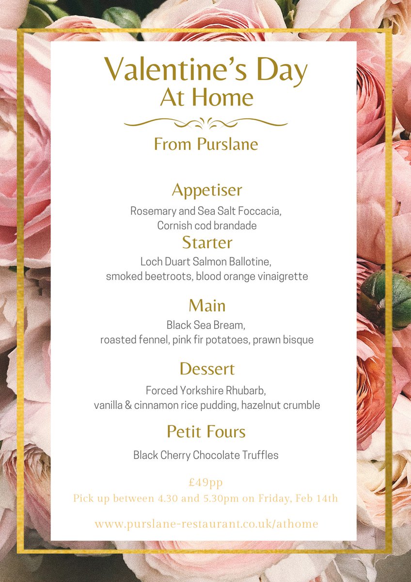 Less than a week until orders close for our Valentine's Day takeaway and we only have a few left before we're sold out. Order now to gain those extra brownie points. It's an easy win.😉
xx