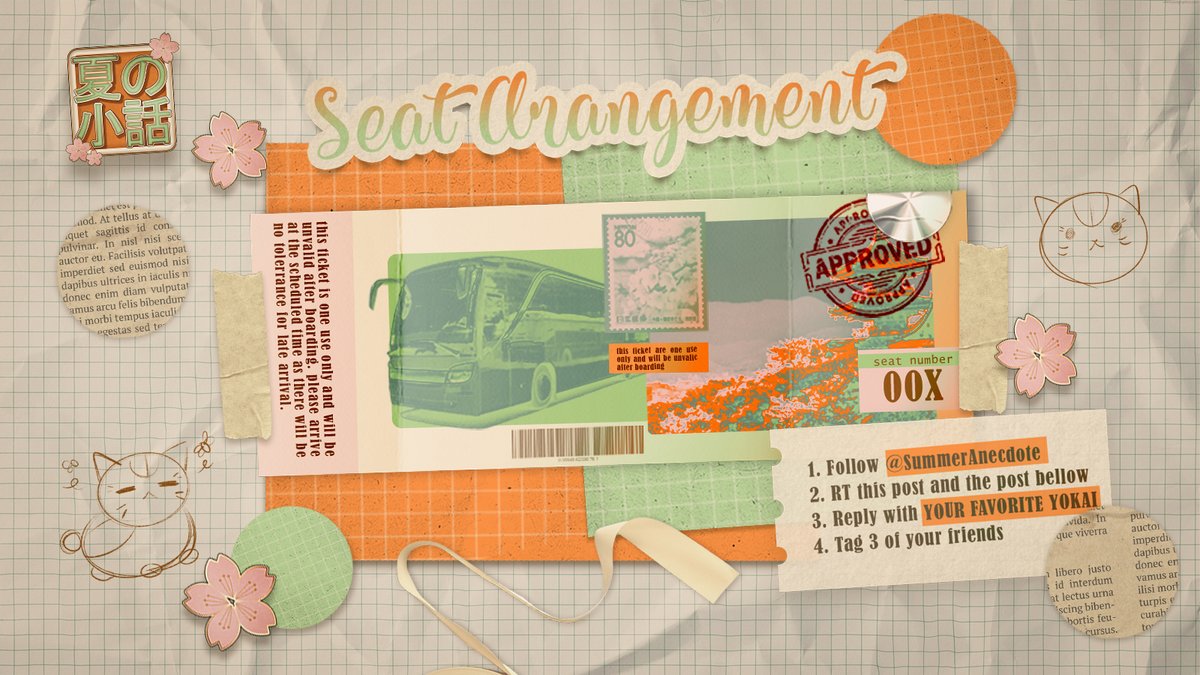 SummerAnecdote's tweet image. ㅤ
𝐆𝐈𝐕𝐄𝐀𝐖𝐀𝐘

"Good evening, students. Regarding the seating arrangement, we are going to take a lot to ensure equality. For fun, we will have TWO students pick their seat first. Please line up and hope that luck is on your side! Don't forget to do your tasks first."
ㅤ