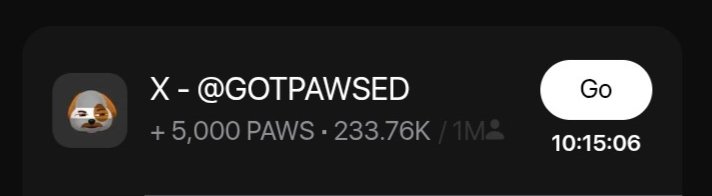 TIME TO GET PAWSED 👀

#PAWS HIGHER 🐾